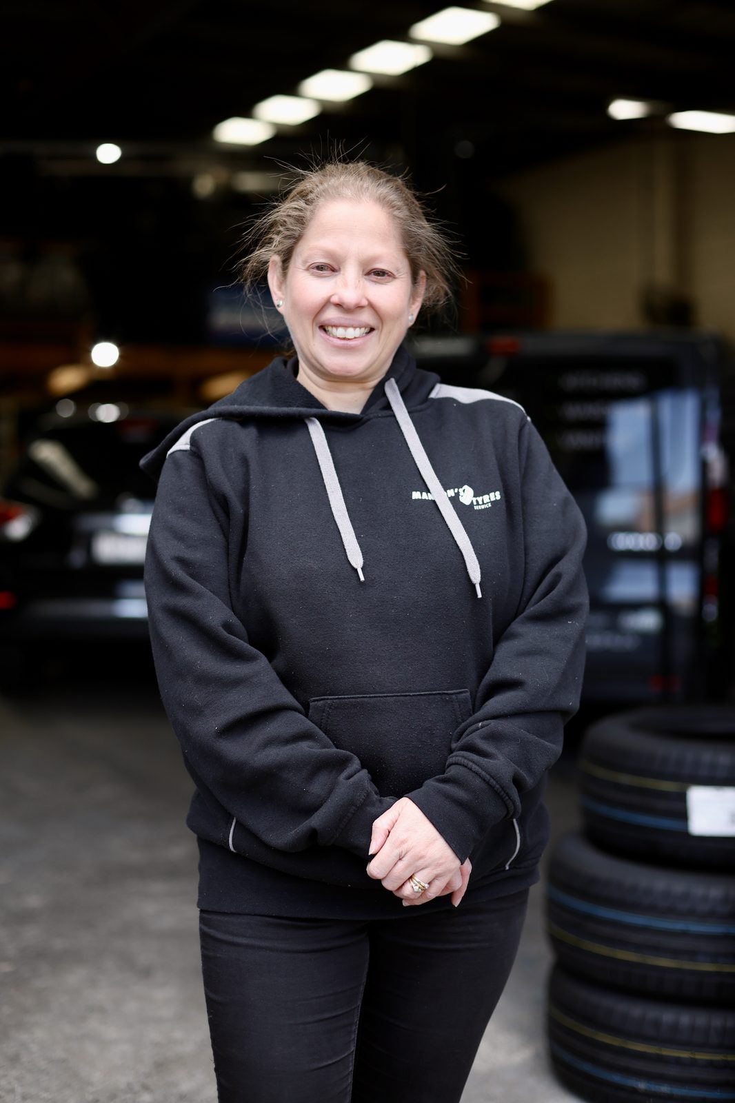 Onika, owner and operator of Manson's Tyres